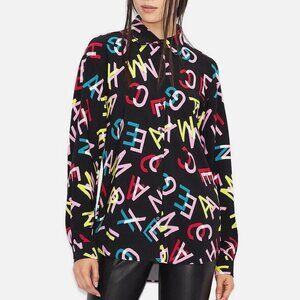 ARMANI EXCHANGE women's  print blouse medium NEW!!